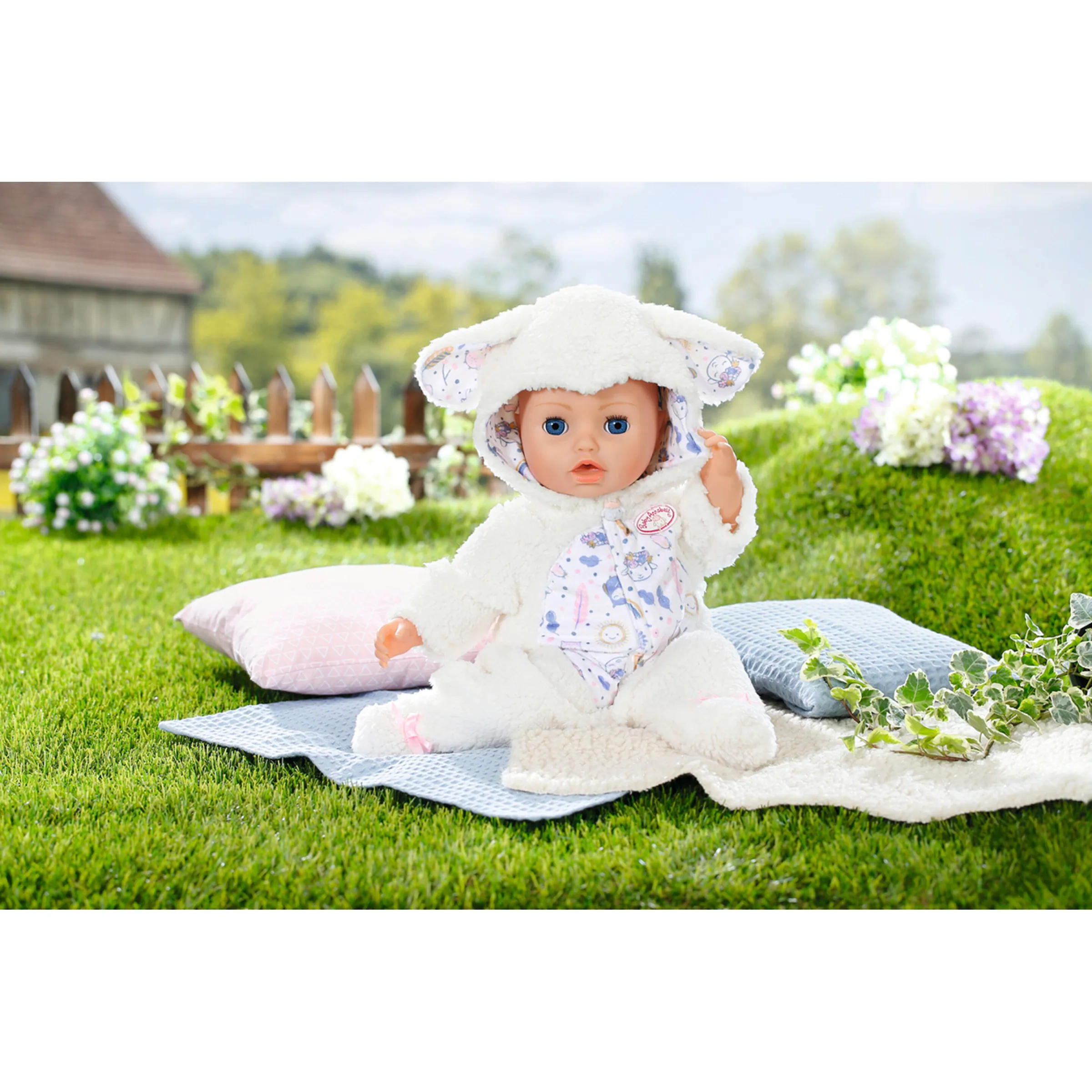 Zapf Creation - BABY ANNABELL Puppen Outfit Kuschelanzug Schaf 43cm