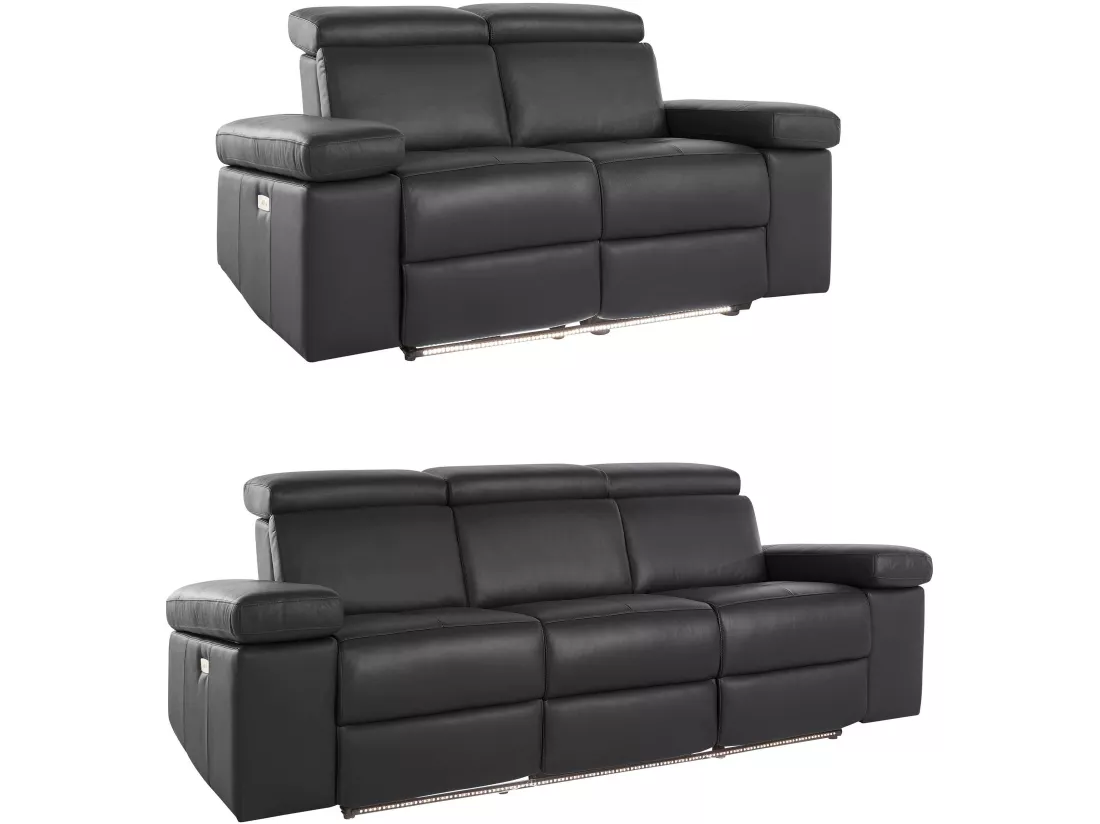 Rayland ensemble 2-3 pers électrique Noir