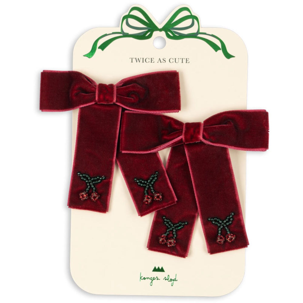 Køb Konges Sløjd Rio Red 2 Pak Juliette Sløjfe Hair Clip