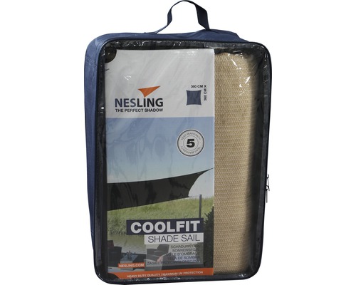 Vierkant zonnescherm Coolfit zand 360x360 cm