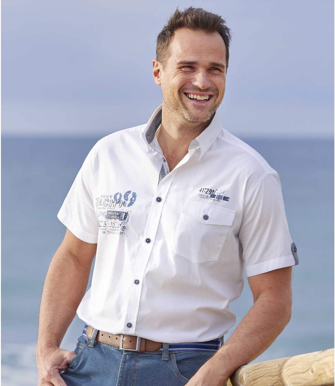 Chemisette Pilote Stretch Atlantic