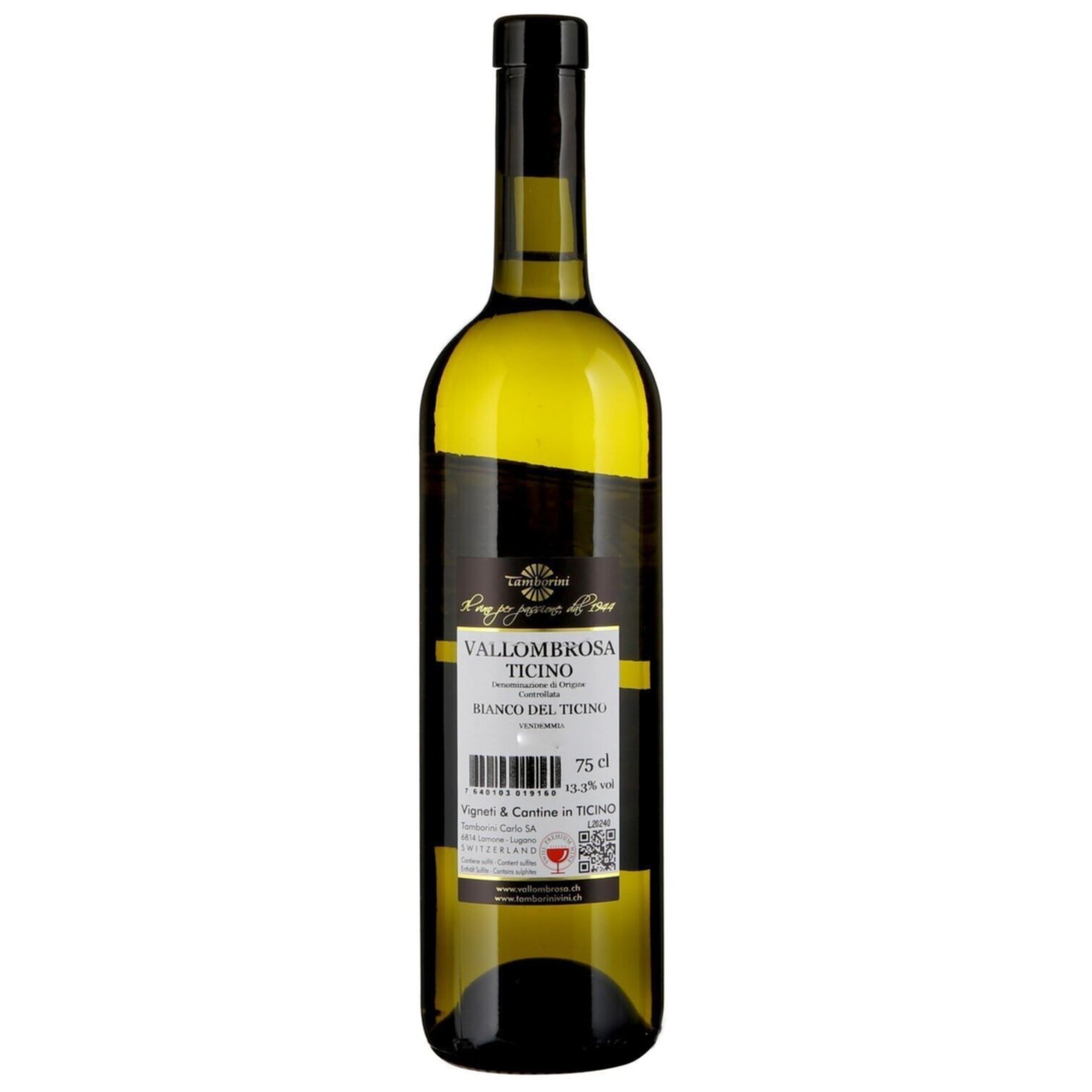 Ticino DOC Vallombrosa Bianco Tamborini -75cl