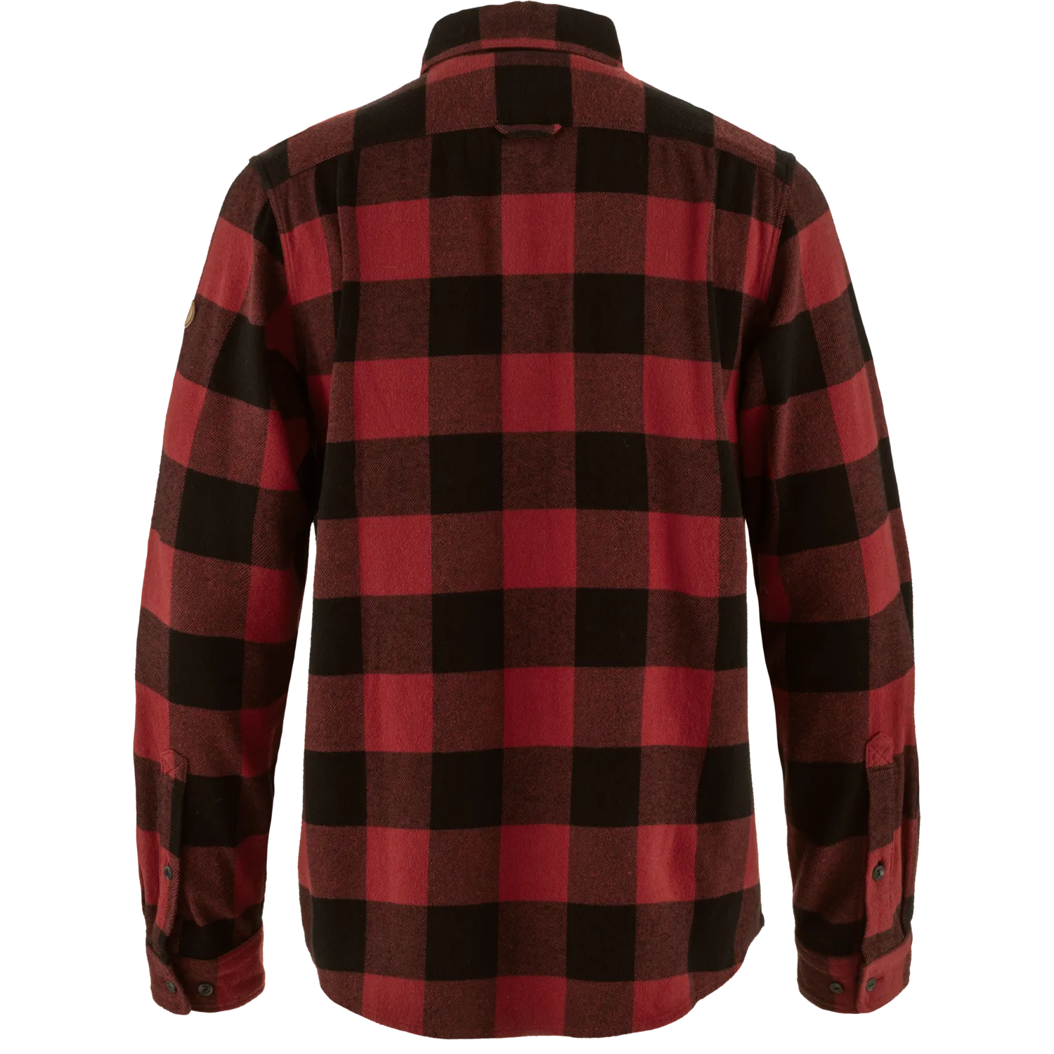 Fjällräven Men's Övik Heavy Flannel Shirt Red-Black