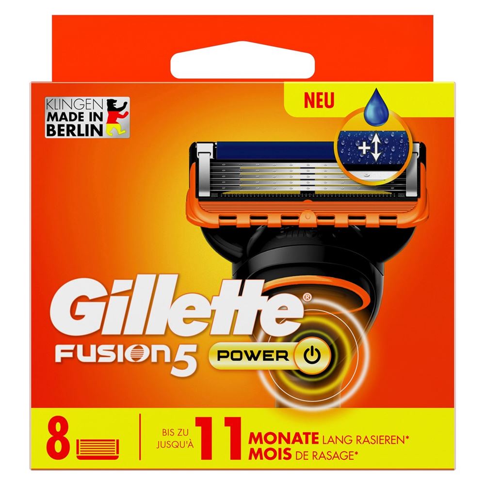 Gillette Fusion5 Power Systemklingen (n) 8 Stk