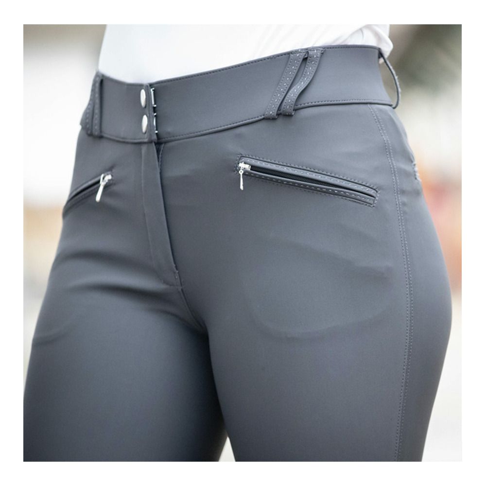 Pénélope ROCKY - Pantalon siliconé Femme gris fonce