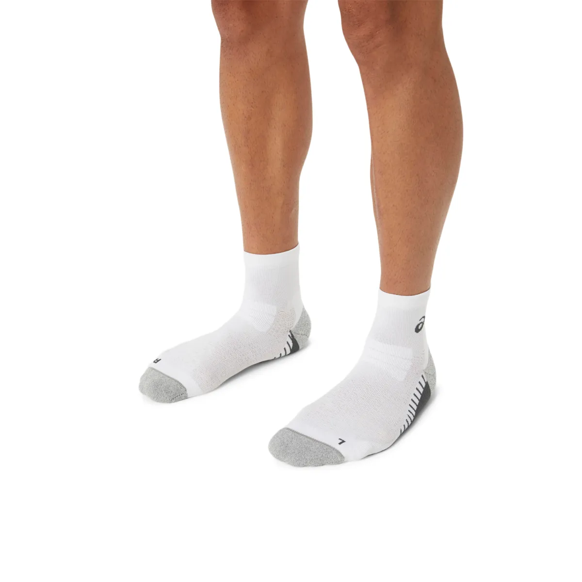 Asics Performance Run Sock Quarter Brilliant White