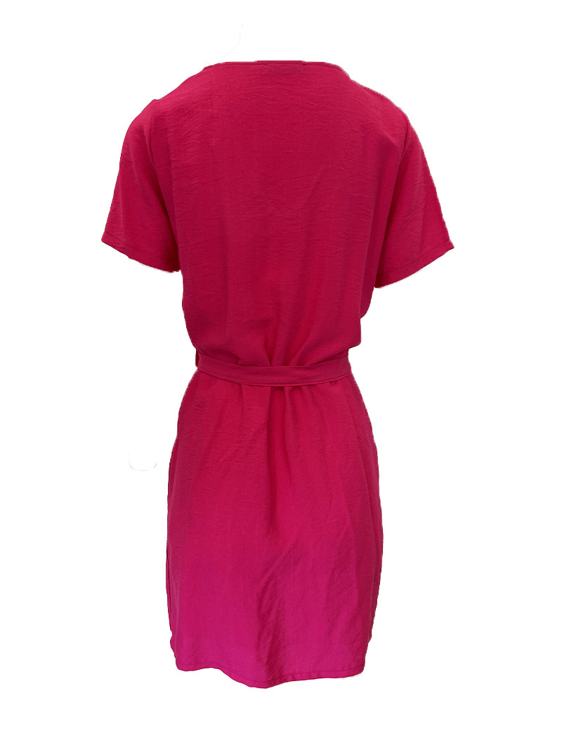 LES PETITES FLEURS ROBE CARMEN MANCHES COURTES ROSE