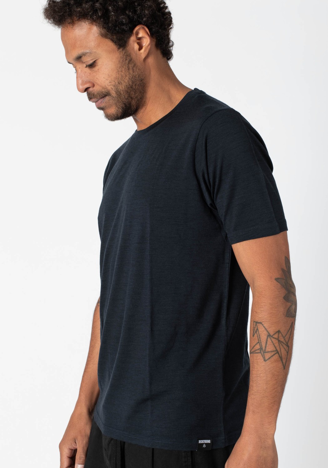 Jeckybeng The Merino Tee Unisex Midnight