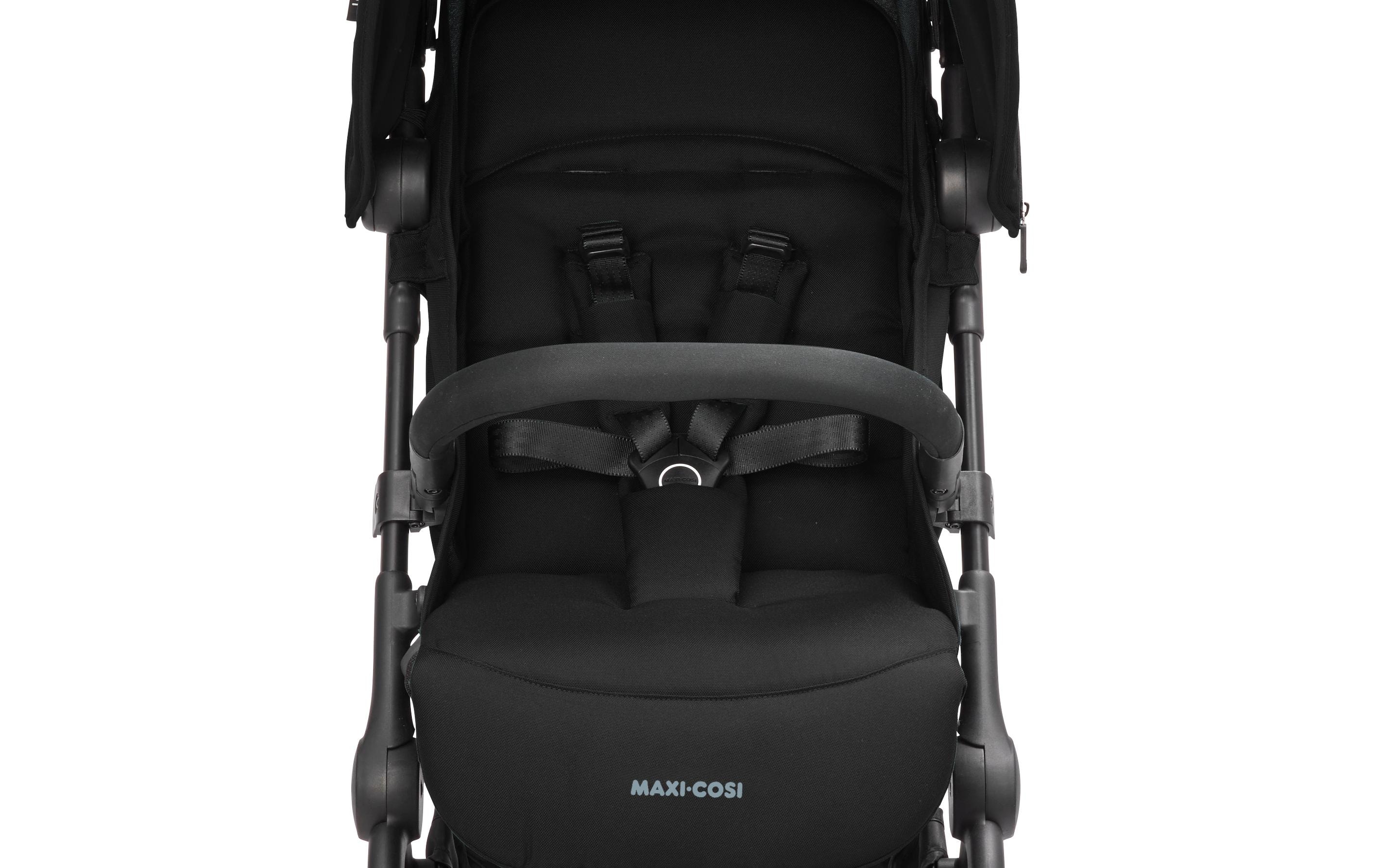 Buggy Lara2 Schwarz<br>Kinderwagen für enge Räume und grosse Abenteuer