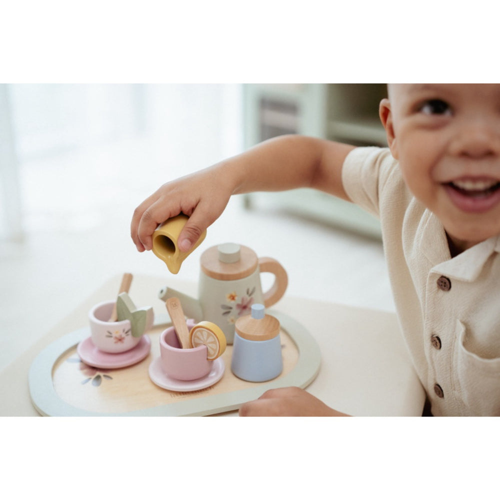 Køb Little Dutch Multi Wooden Te Sæt