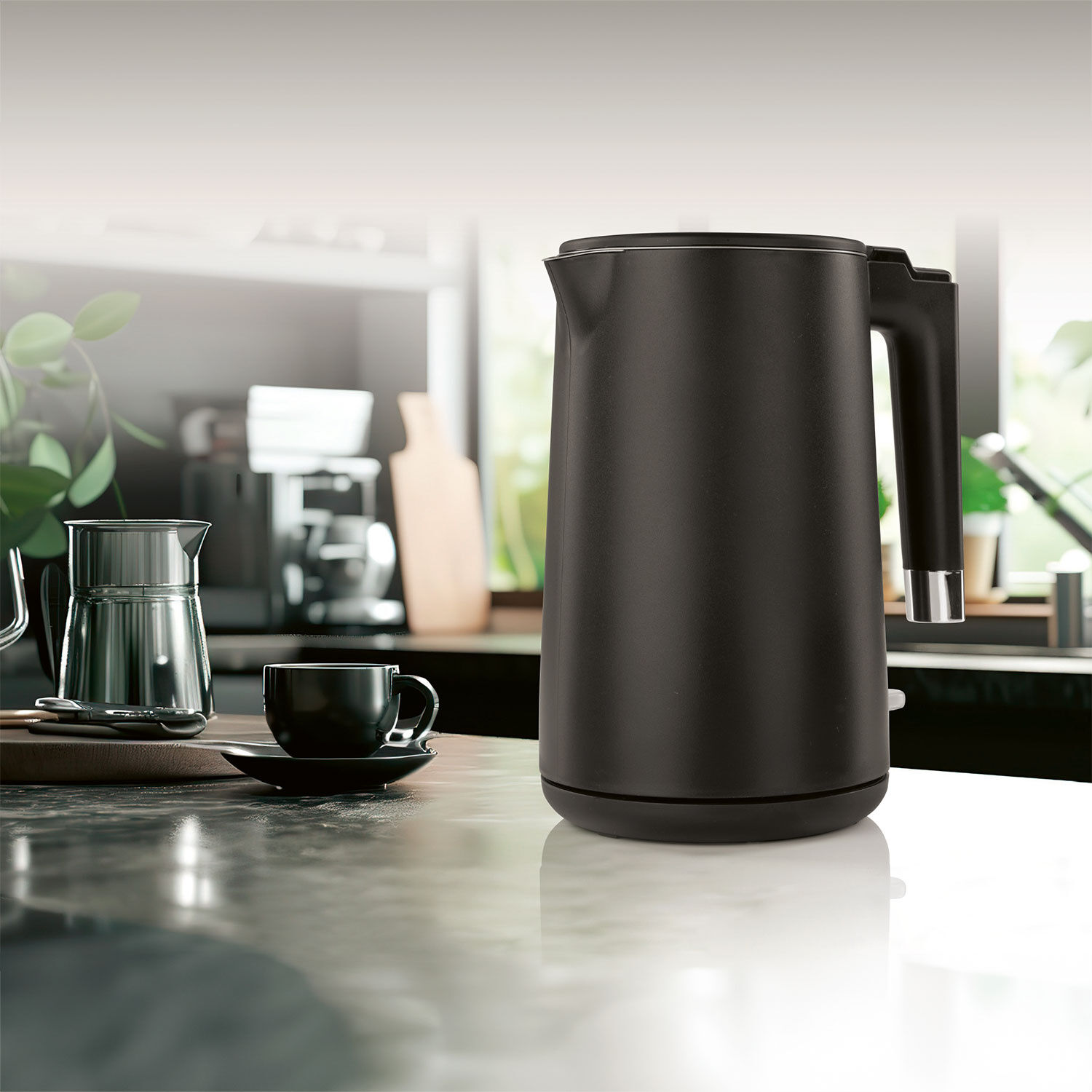 Wasserkocher 1,7 Liter, Gourmetmaxx, mit Cool-Touch-Gehäuse