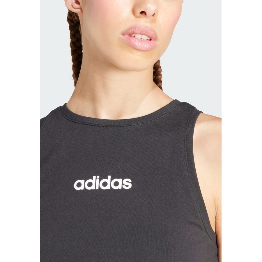 Adidas Essentials Linear Slim Cotton Tank Top