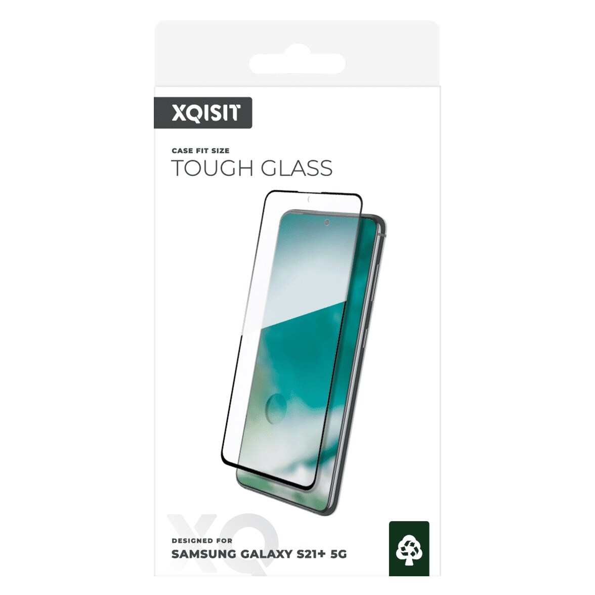 Xqisit Skjermbeskytter i glass for Galaxy S21 Plus