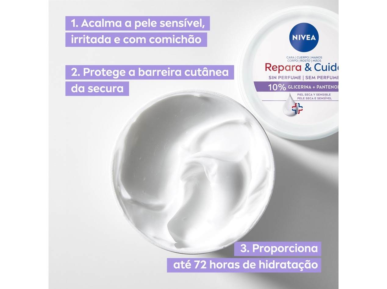 CREME NIVEA REPARA & CUIDA SENSITIVE 400ML