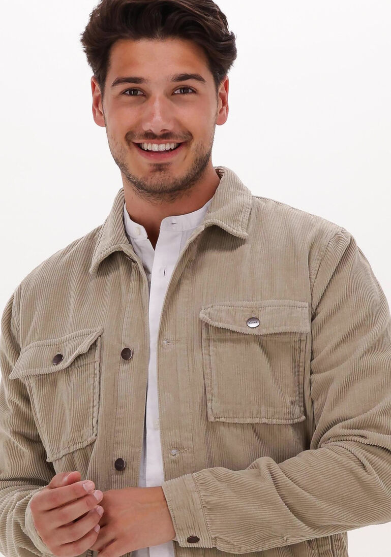 FOR\u00C9T khaki for&eacute;t overshirt cluster corduroy