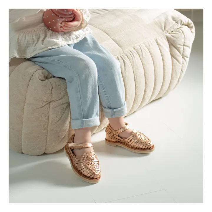 Mapache Sandales Alegria | Or rose