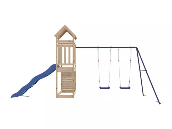 Aire de jeux d'extérieur bois de pin massif