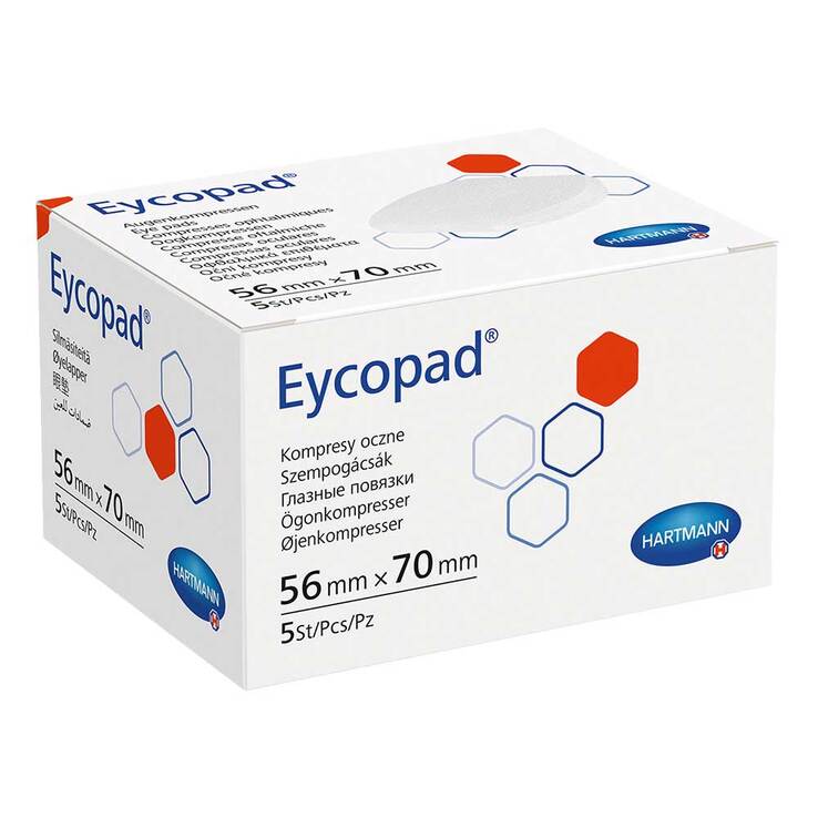 Eycopad Augenkompressen 56x70 mm unsteril, 5 St