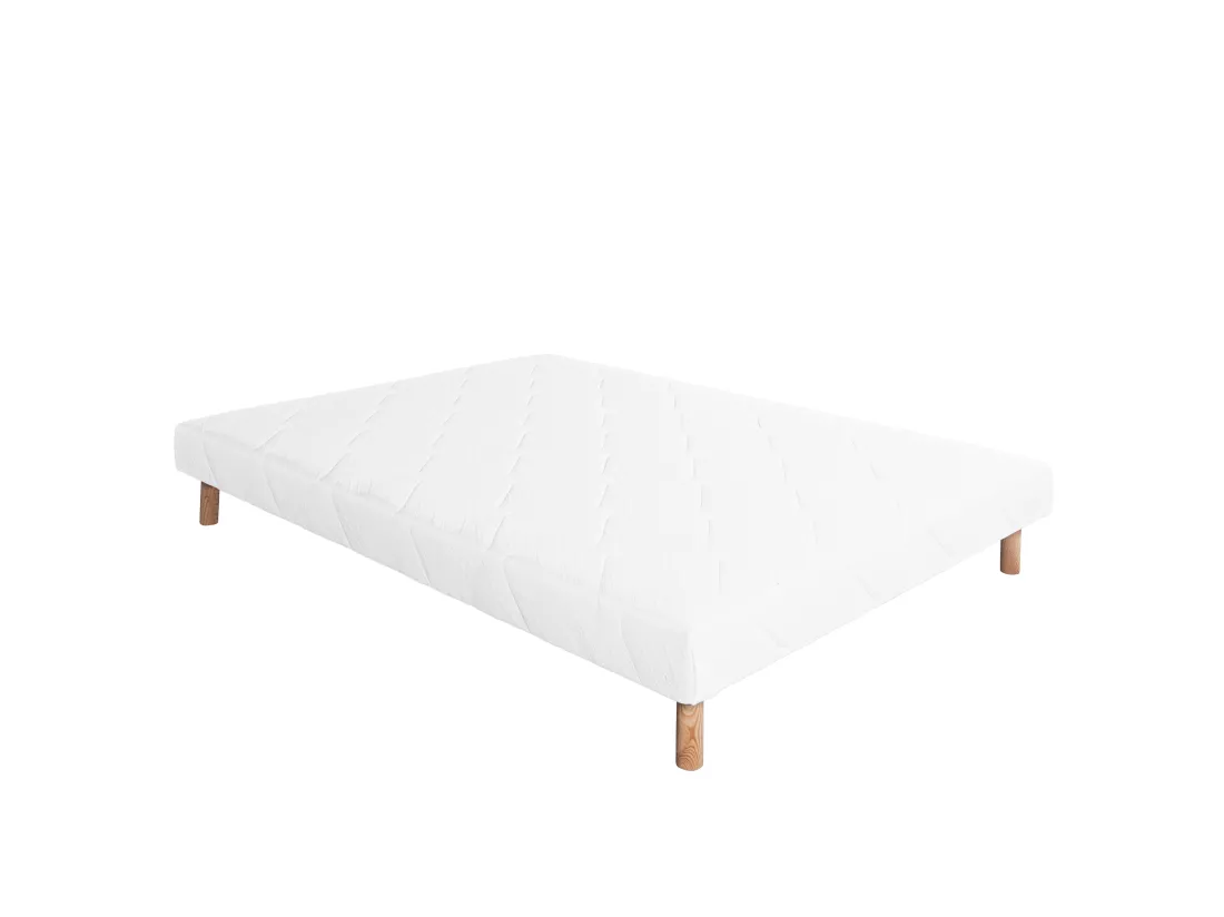 Ensemble Matelas 160x200 cm, Zen, 20 cm + sommier blanc