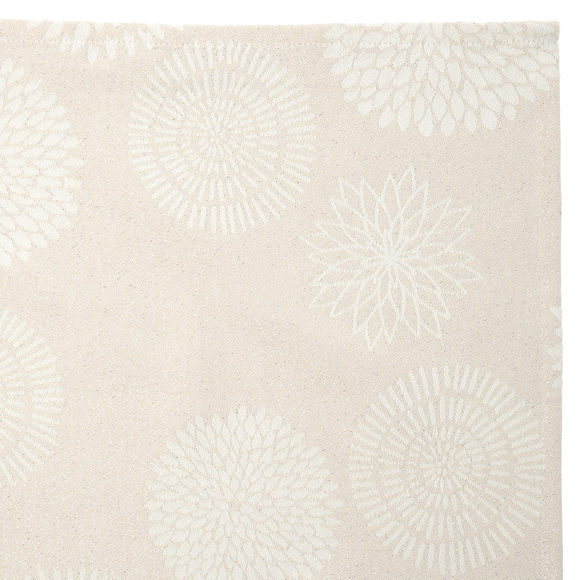 My Home Tischdecke mit Blumen-Muster hellbeige