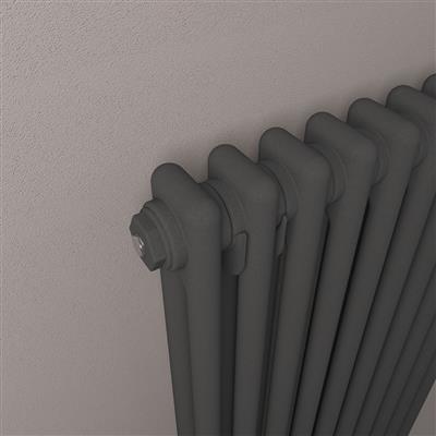 Eastbrook Rivassa 2 koloms verwarming 180x29,3cm Antraciet 933 watt