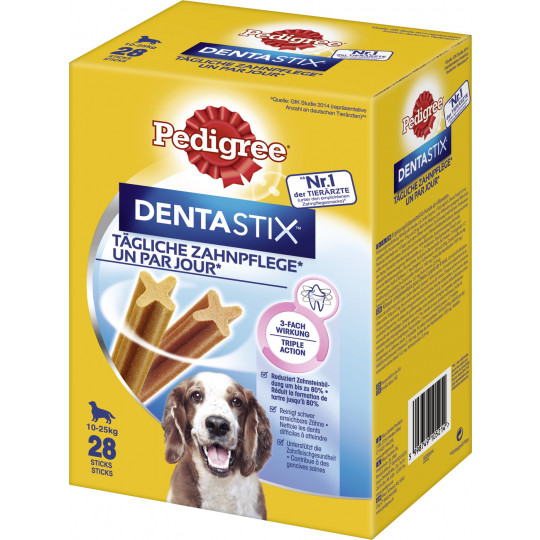 Pedigree Dentastix für mittlere Hunde Multipack 4x 7ST 720G