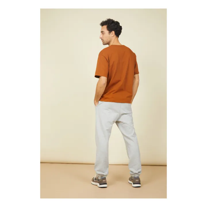 SMALLABLE BASICS T-Shirt Oversize Homme Coton Bio | Noisette
