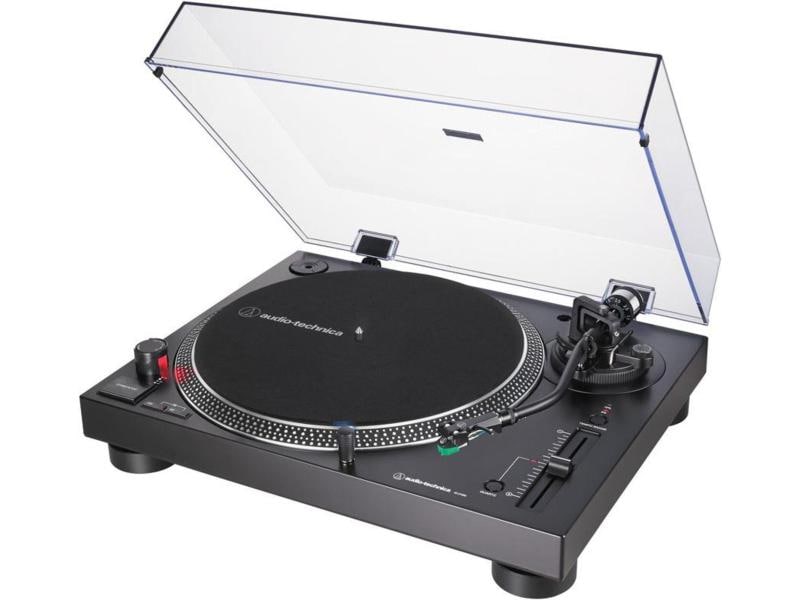Audio-Technica Plattenspieler AT-LP120X USB Schwarz Direktangetriebener Plattenspieler (Analog & USB)