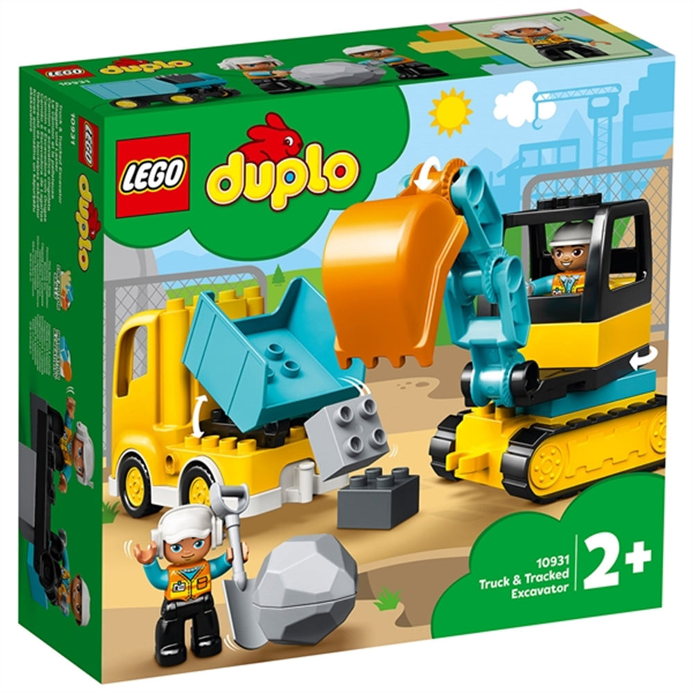 DUPLO® Lastbil og Gravemaskine på Larvefødder