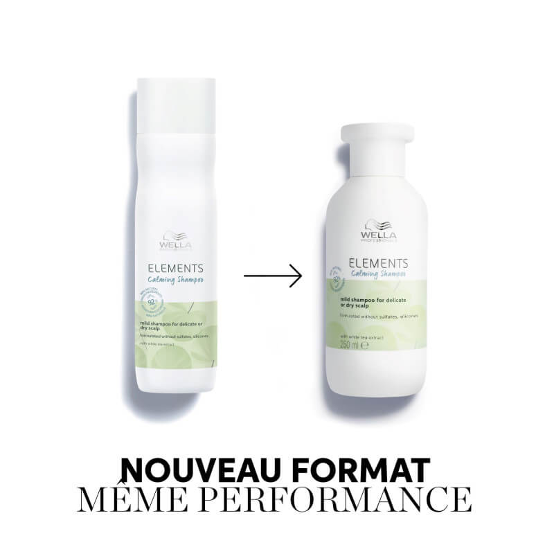 Shampooing cuir chevelu sec & sensible Elements Calming Wella 250ML