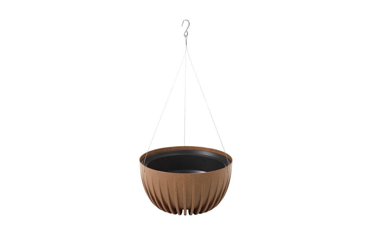 Blumentopf Mira Eco, Ø 24 cm, Wood, hängendPflanzentopf
