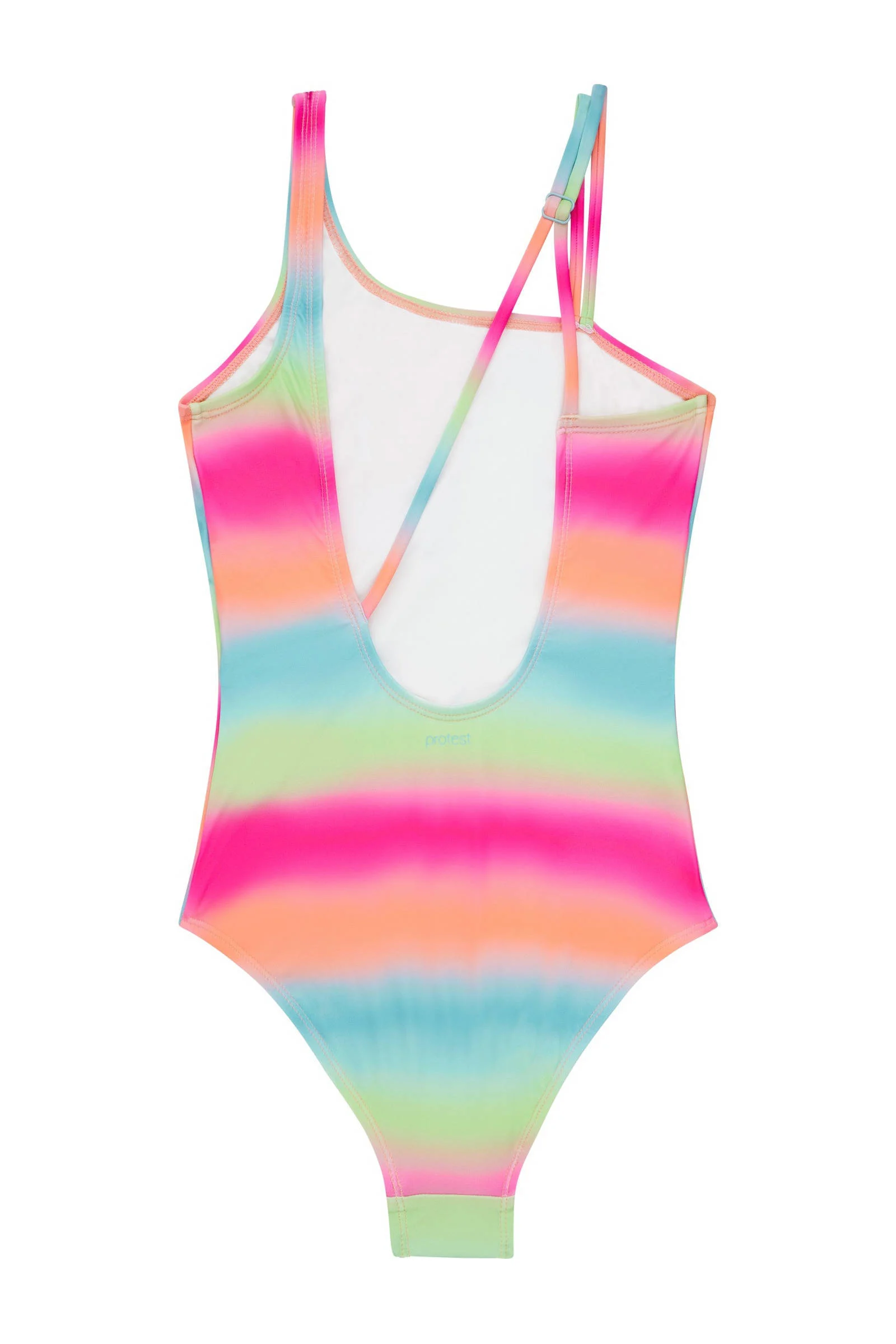 Protest badpak PRTRICA JR roze/groen/blauw