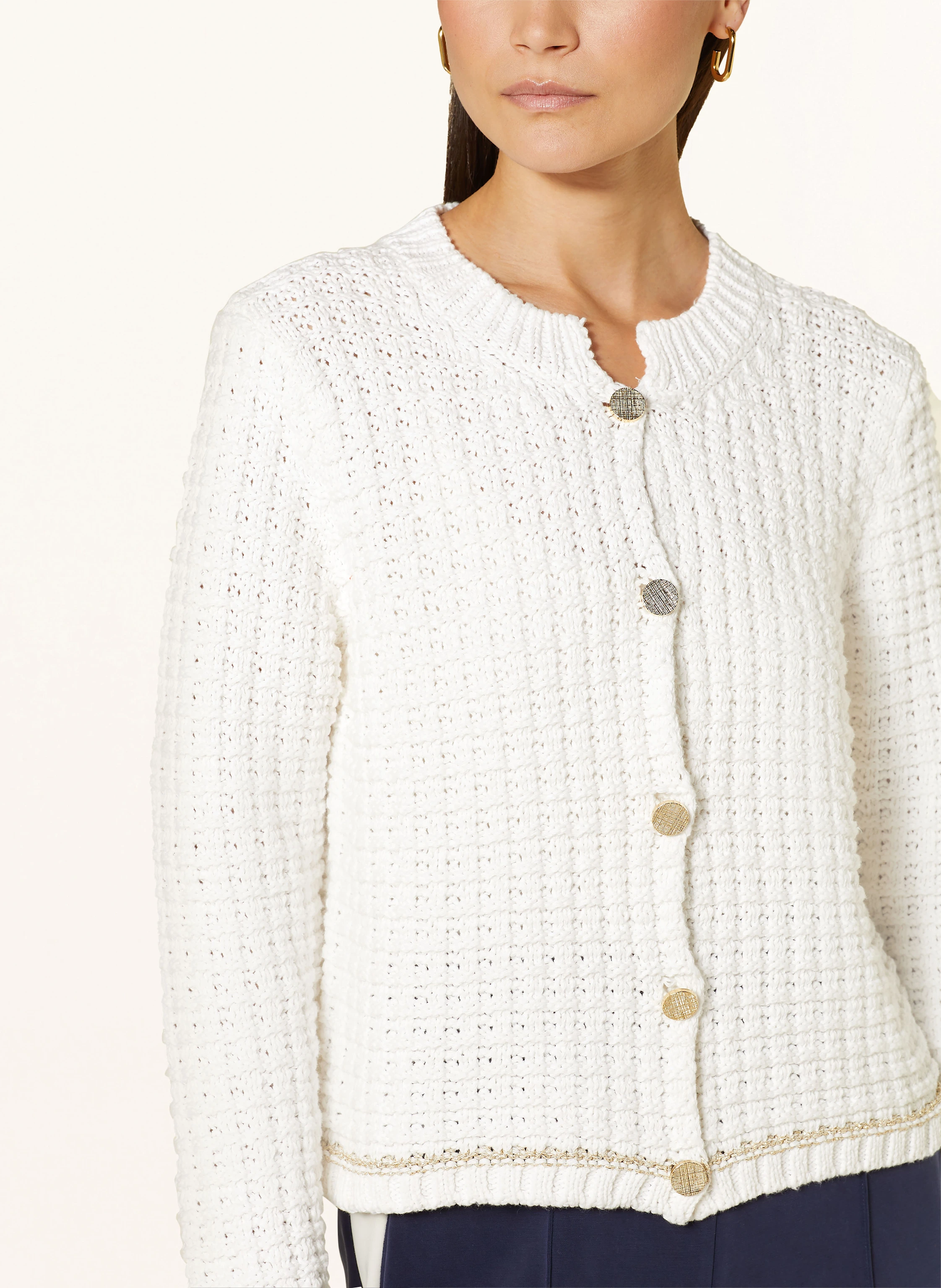 Rich & Royal Strickjacke mit Glitzergarn