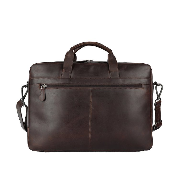 Sparwell Knox Briefcase Dark Brown