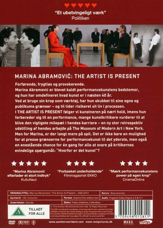 Marina Abramovic - The Artist Is Present - DVD