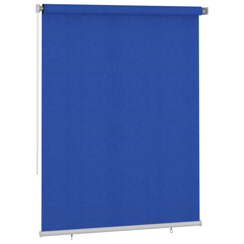Store roulant d'extérieur 180x230 cm bleu pehd
