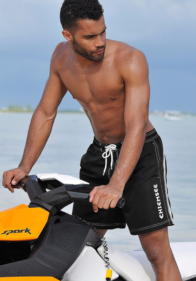 Chiemsee Badeshorts , sportliche Bade-Shorts, elastischer Bund, mit Aussenkordel