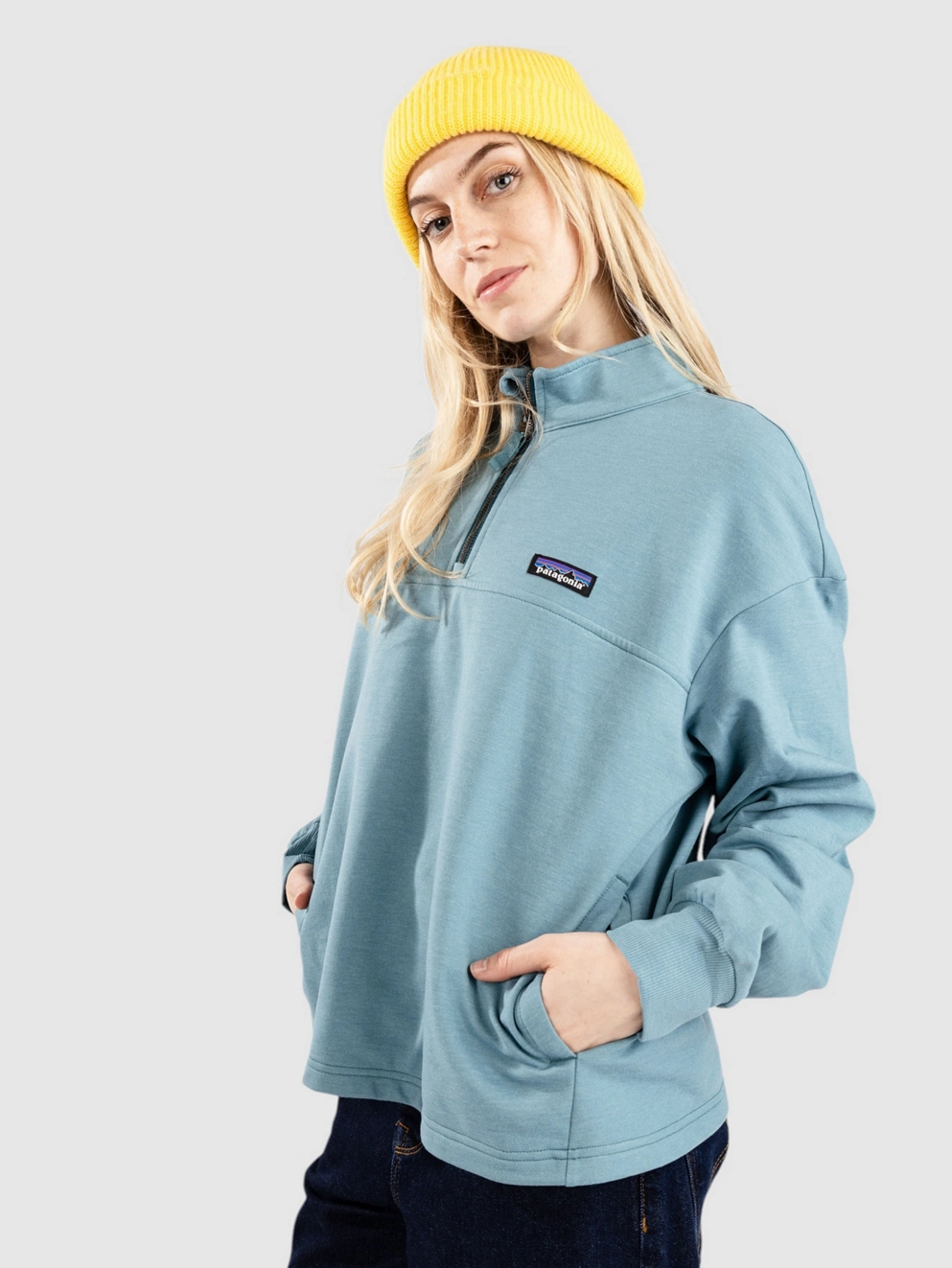 Patagonia Ahnya Zip Hoodie wetland blue