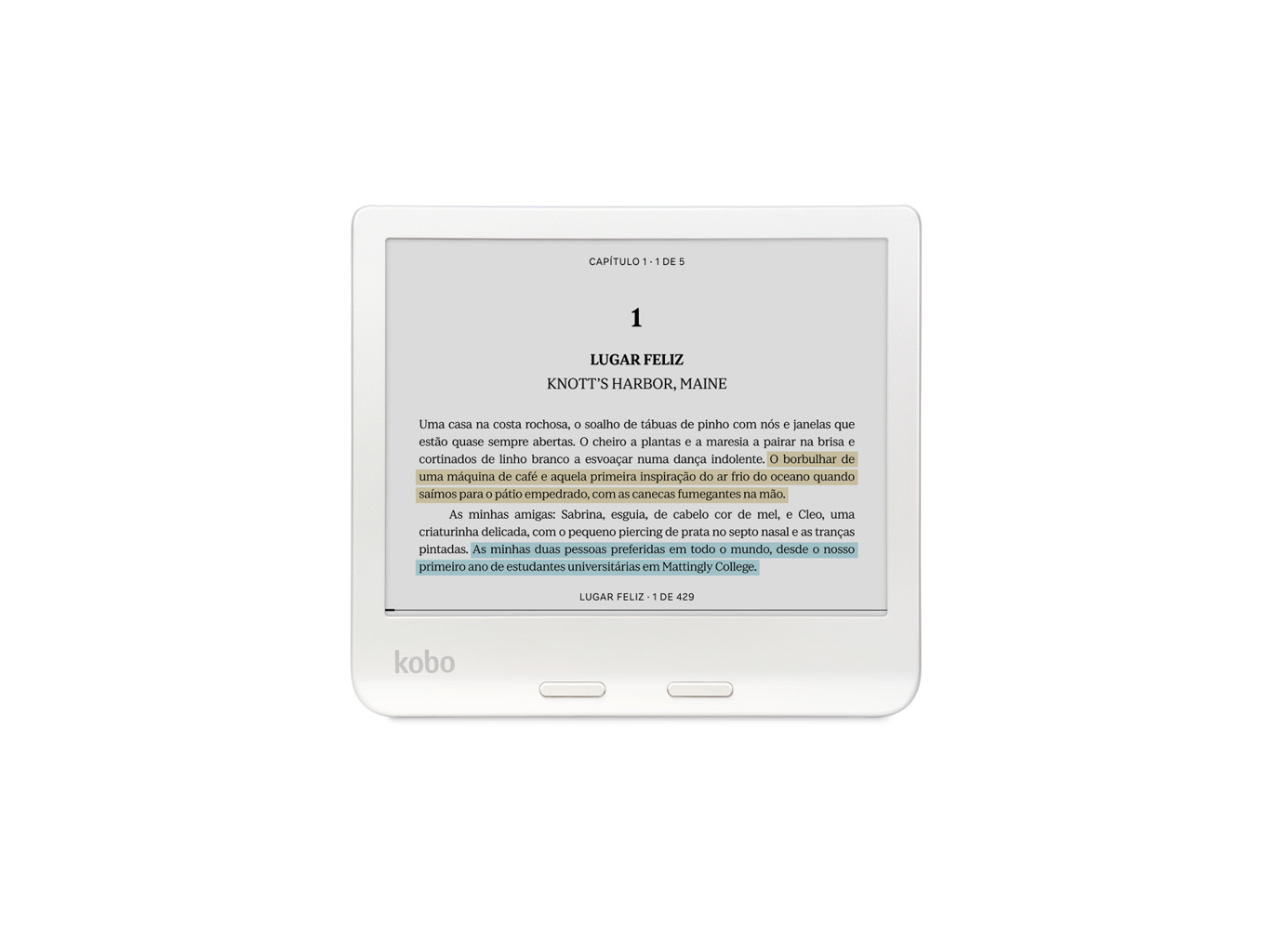 E-BOOK KOBO LIBRA COLOUR BRANCO 7\