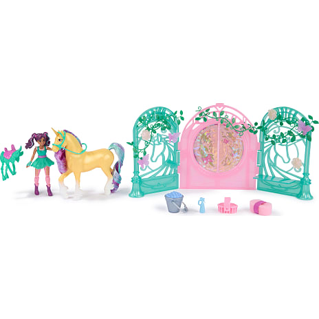 Unicorn academy Ava og Leaf dukke og hest