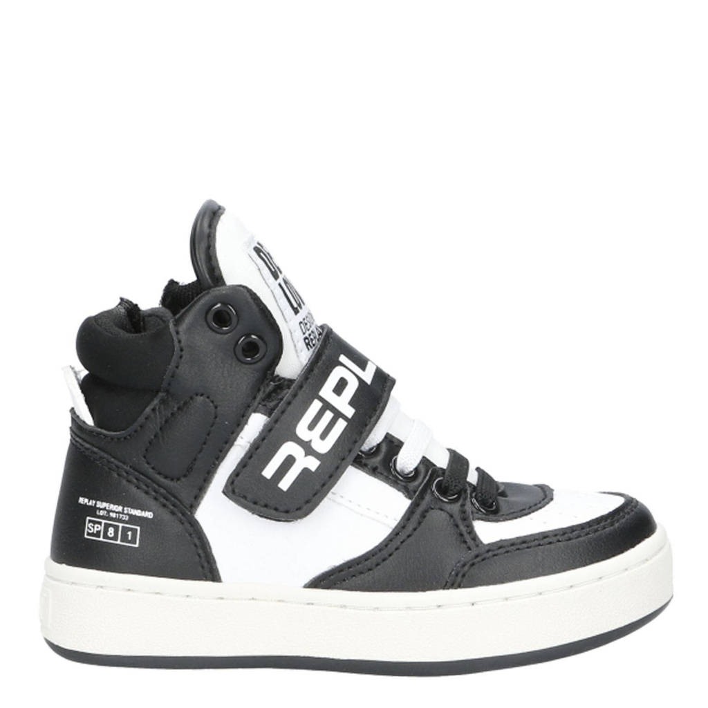 REPLAY Cobra kid 3sneakers zwart/wit