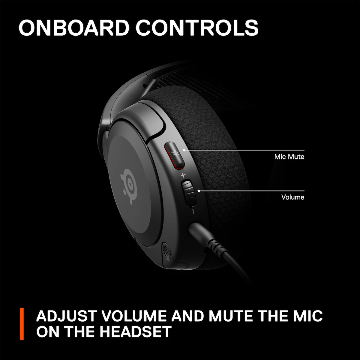 SteelSeries Arctis Nova 1 gaming headset (sort)