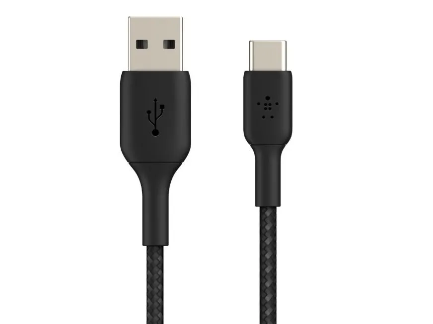 Belkin BoostCharge - USB-kabel - 24 pin USB-C (han) til USB (han) - 1 m - sort