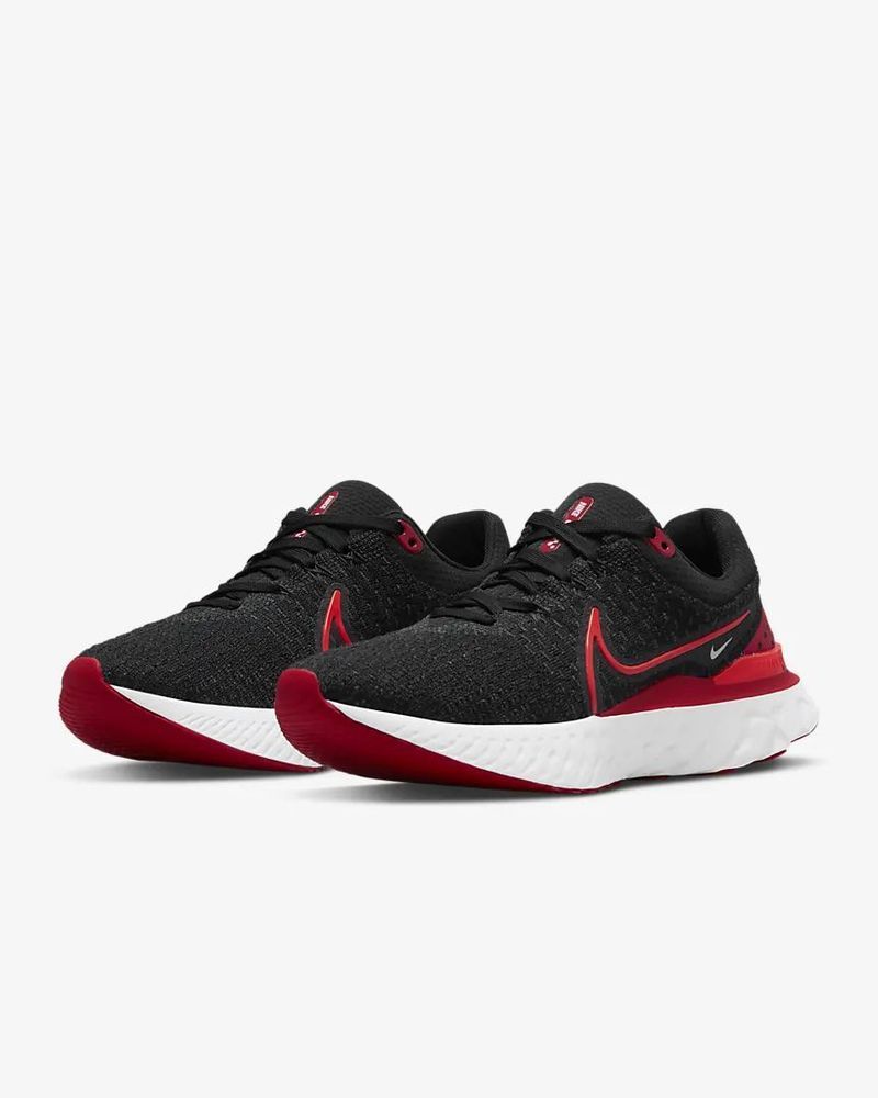 Chaussures de running Nike React Infinity Run 3 Noir & Rouge pour femme
