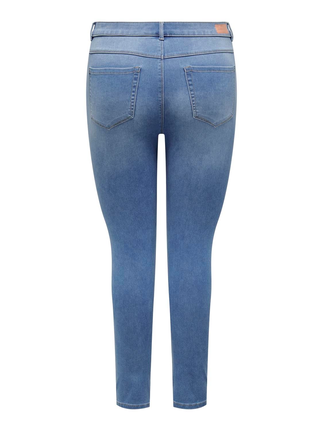 CARAUGUSTA Hohe Taille Skinny Fit Jeans Light Blue Denim