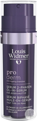 Louis Widmer Proderm Sérum Biphasé Huile-En-Sérum Sans Parfum Flacon 35ml