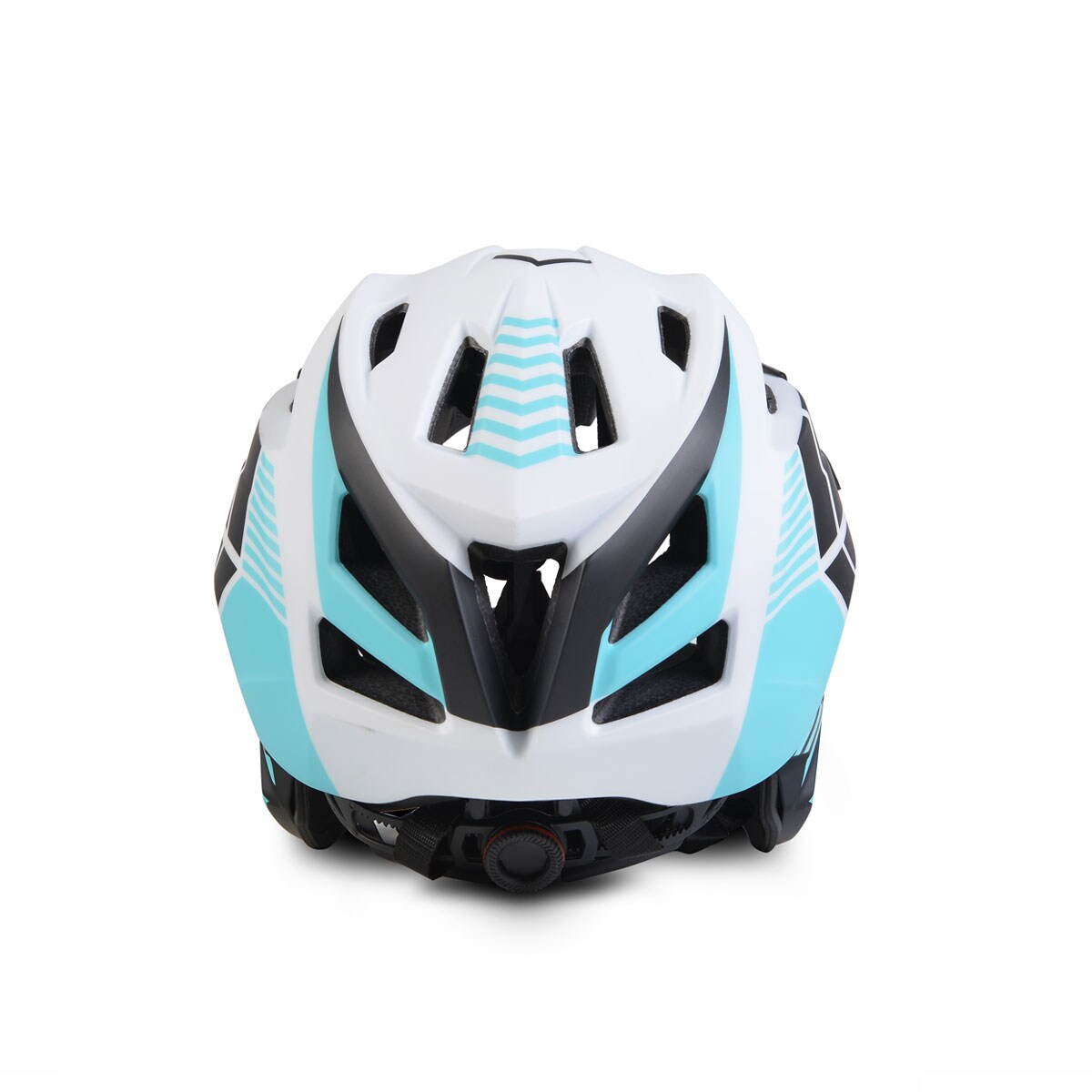 Byox, Kinder Vollgesichts-Helm LW-103, Größe M (52-56cm), 14 Löcher, PC-Schale schwarz