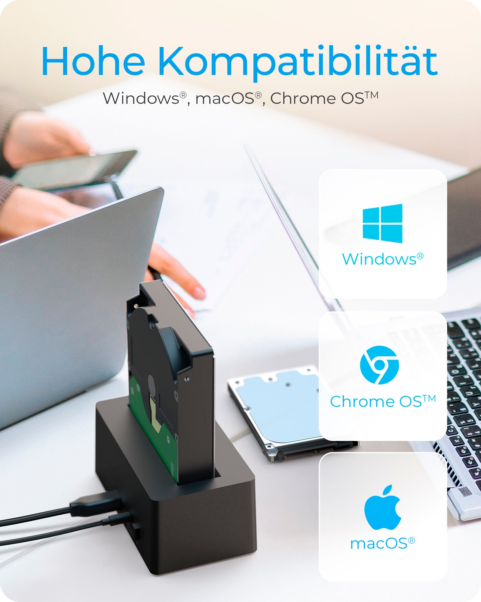 ICY BOX Festplatten-Dockingstation »IB-1121-U3« HDD/SSD