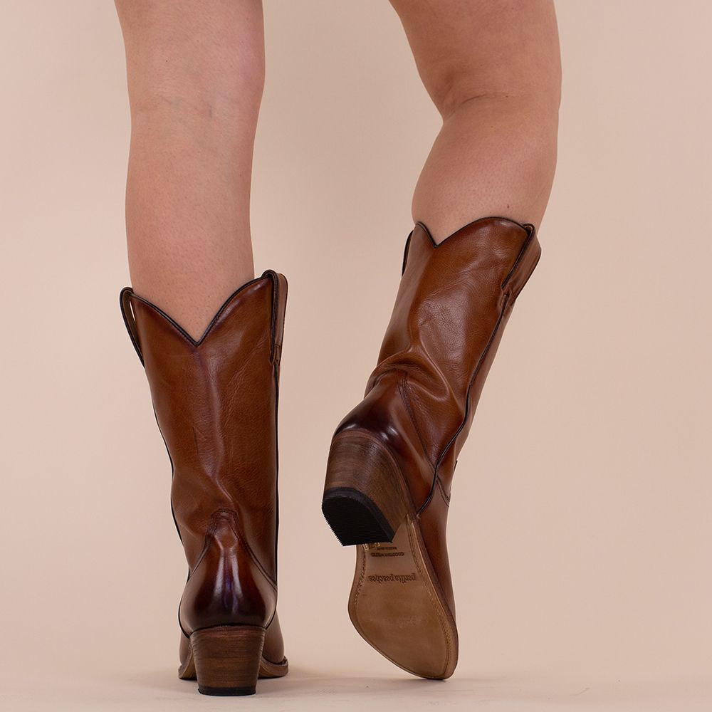 Perlita Peaches laarzen bruin