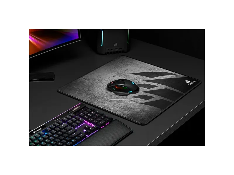 CORSAIR Gaming DARK CORE RGB PRO SE - Mus - optisk - 8 knapper - trådløs, kablet - USB, 2.4 GHz, Bluetooth 4.2 LE - sort